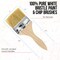 12 Pack of 3 inch Paint and Chip Paint Brushes for Paint, Stains, Varnishes, Glues, and Gesso